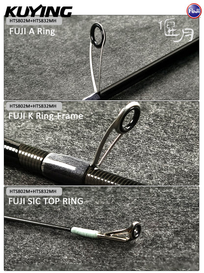 KUYING HANGETSU Rock Light Fishing Rod Bottom Fish 8'0 8'3" Spinning FUJI A Ring SIC Carbon Lure M MH