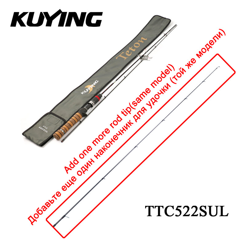 KUYING TETON L UL SUL Fishing Rod Spinning Casting FUJI Carbon