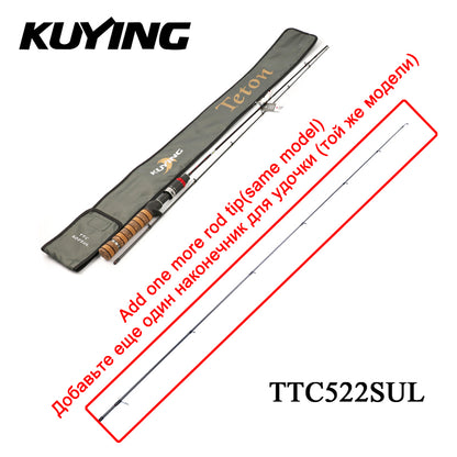 KUYING TETON L UL SUL Fishing Rod Spinning Casting FUJI Carbon