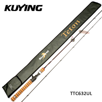 KUYING TETON L UL SUL Fishing Rod Spinning Casting FUJI Carbon