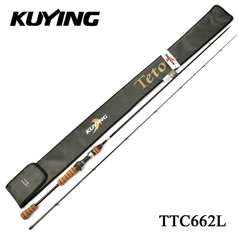 KUYING TETON L UL SUL Fishing Rod Spinning Casting FUJI Carbon