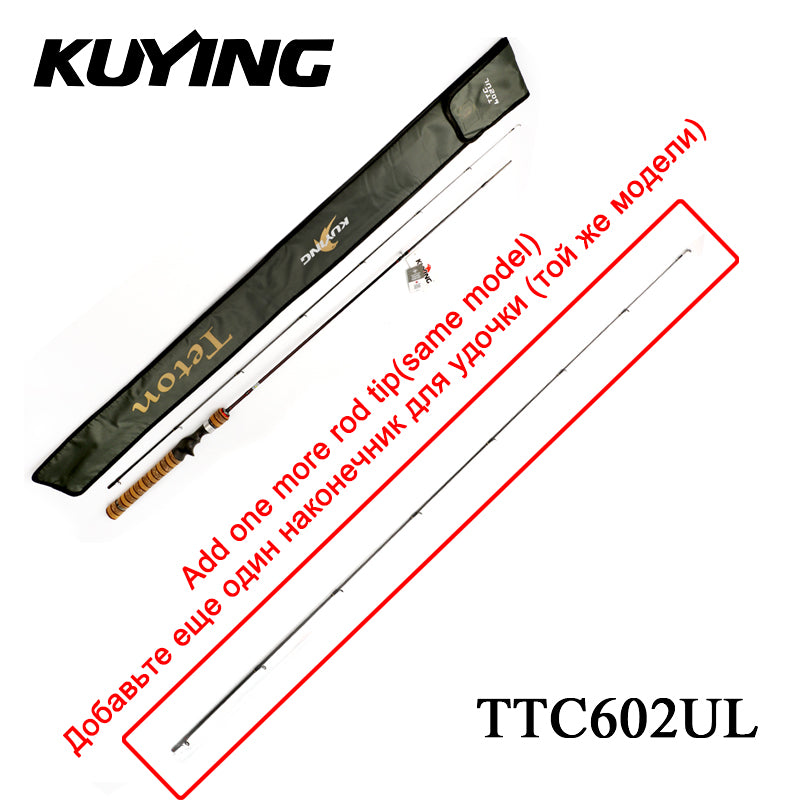 KUYING TETON L UL SUL Fishing Rod Spinning Casting FUJI Carbon