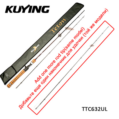 KUYING TETON L UL SUL Fishing Rod Spinning Casting FUJI Carbon