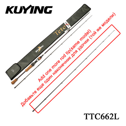 KUYING TETON L UL SUL Fishing Rod Spinning Casting FUJI Carbon