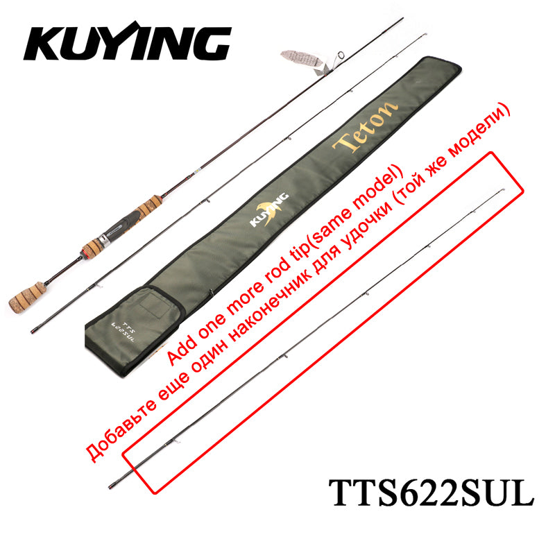 KUYING TETON L UL SUL Fishing Rod Spinning Casting FUJI Carbon