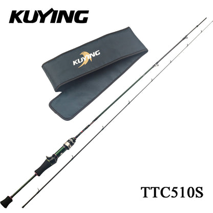 KUYING TETON Stream 5‘10“ 1.75m 6‘0“ 1.8m Spinning Casting Fishing Lure Rod Carbon FUJI Fast Speed Action River 0.3-8g 1-8lb