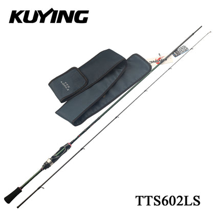 KUYING TETON Stream 5‘10“ 1.75m 6‘0“ 1.8m Spinning Casting Fishing Lure Rod Carbon FUJI Fast Speed Action River 0.3-8g 1-8lb